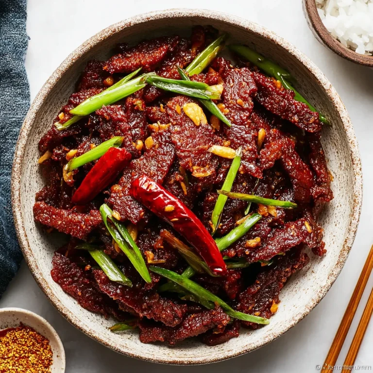 5ingredient Sichuan Crispy Beef Thats Bursting Flavor