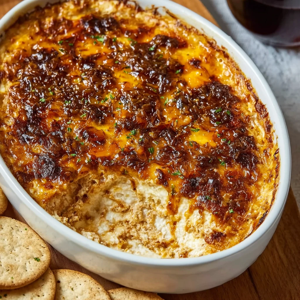 Baked French Onion Dip