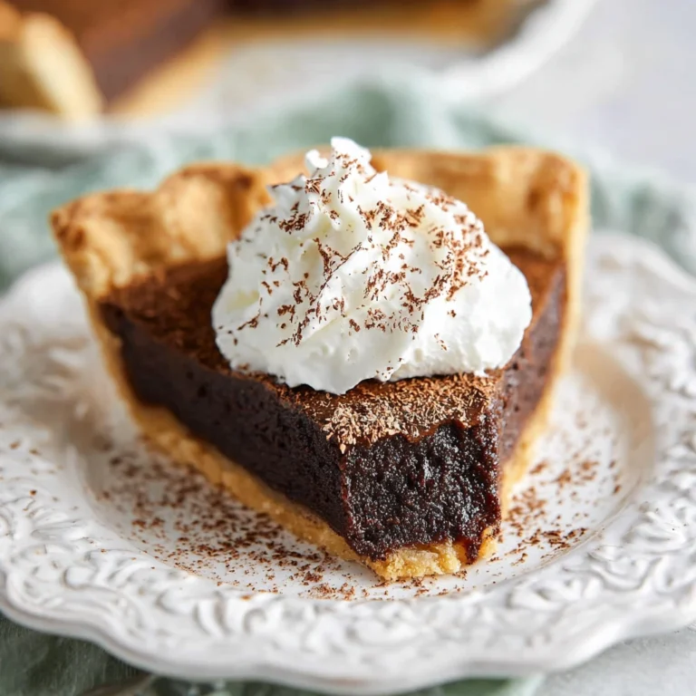 Chocolate Chess Pie