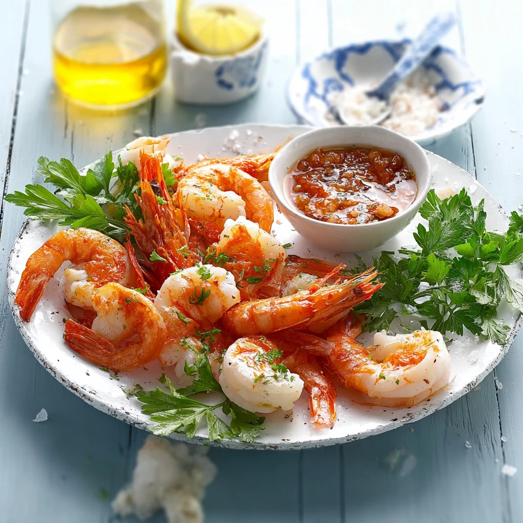 Delightful Prawn Cocktail Platter Zesty Homemade Dressing