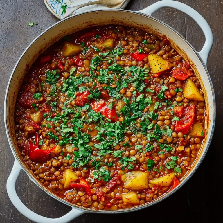 Discover Sweet Spicy Harissa Lentil Stew Delight