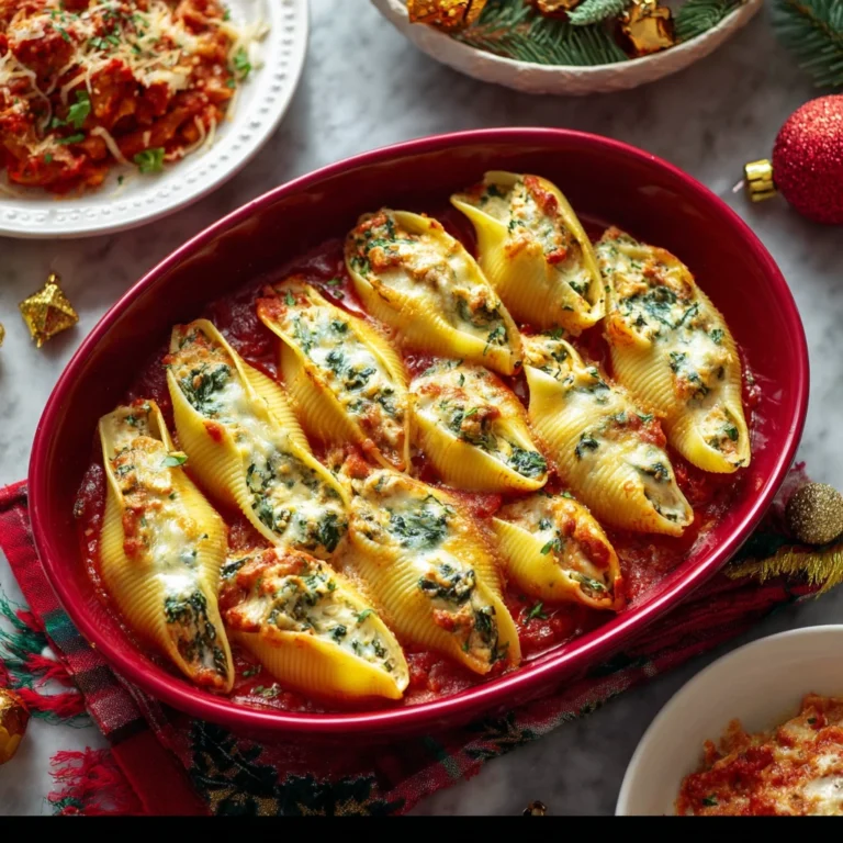 Christmas Stuffed Shells Recipe