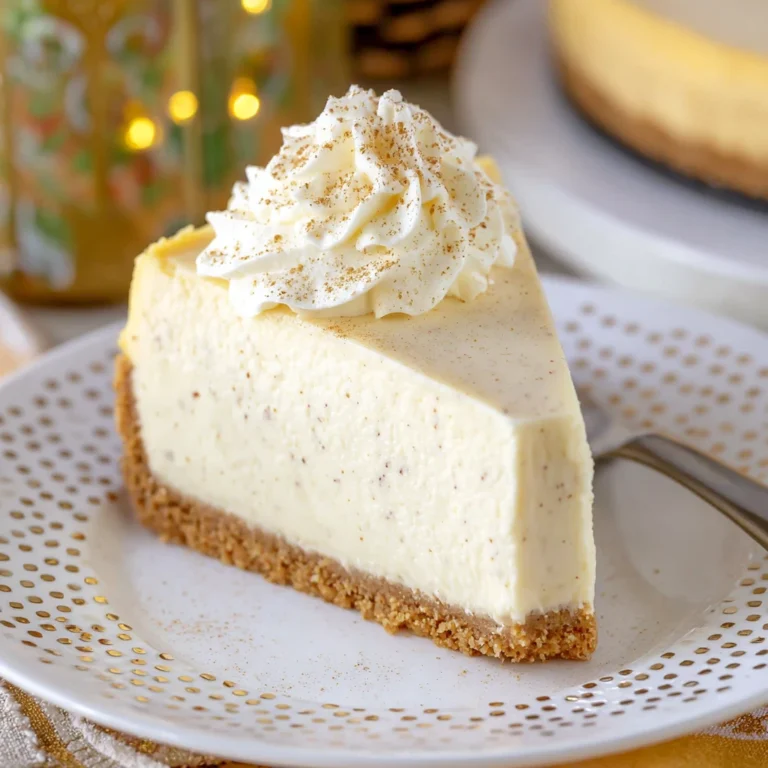 Eggnog Cheesecake