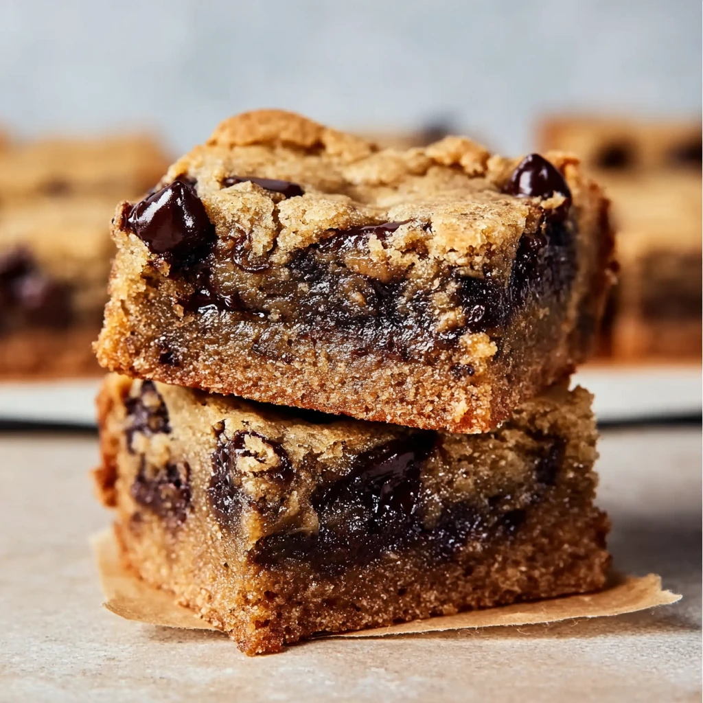 Indulge Guiltfree Flourless Chocolate Chip Chickpea Blondies