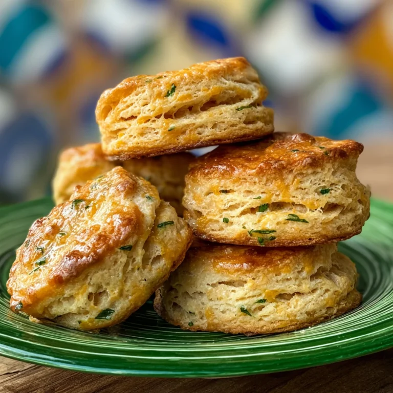 Irresistible Cheddar Herb Biscuits Buttery Flaky Delight