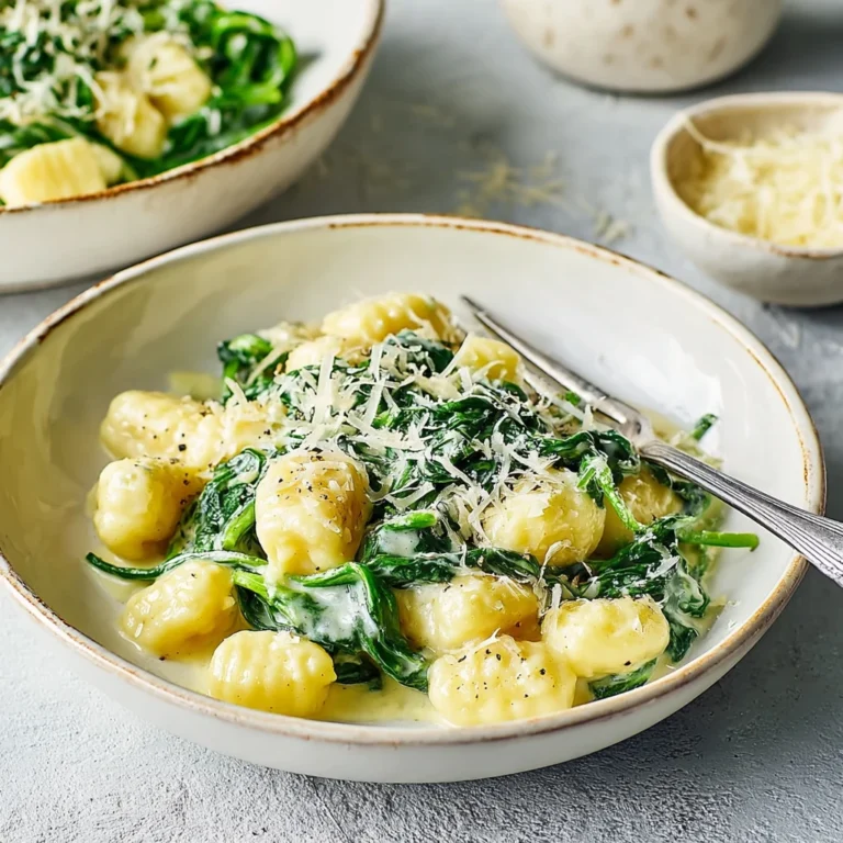 Irresistible Creamy Spinach Ricotta Gnocchi Recipe