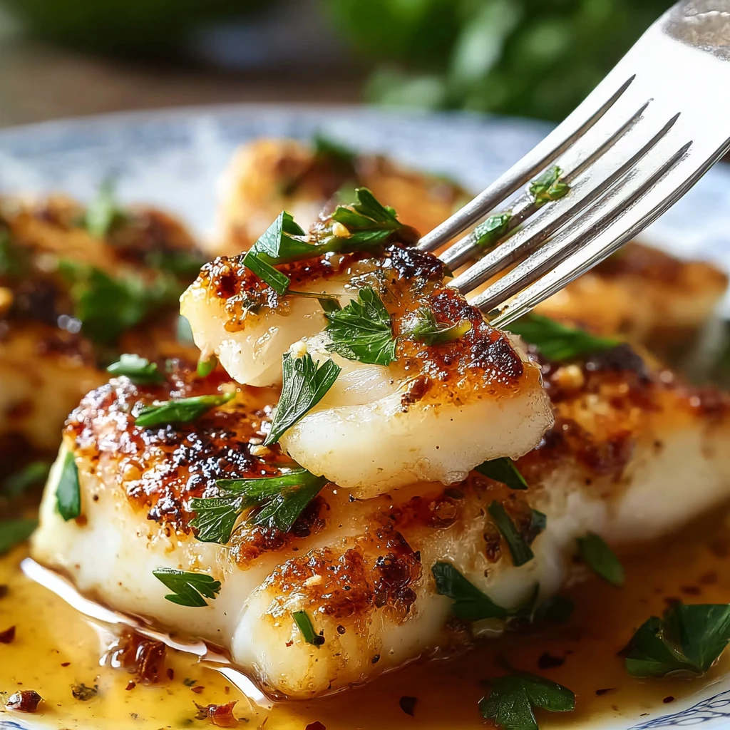 Irresistible Garlic Butter Miso Cod Fillets Recipe