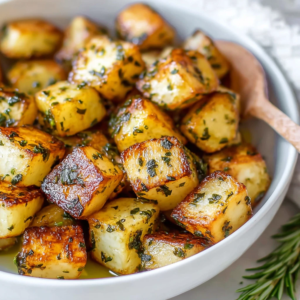 Irresistible Herb Roasted Turnips Garlic Oil Recipe