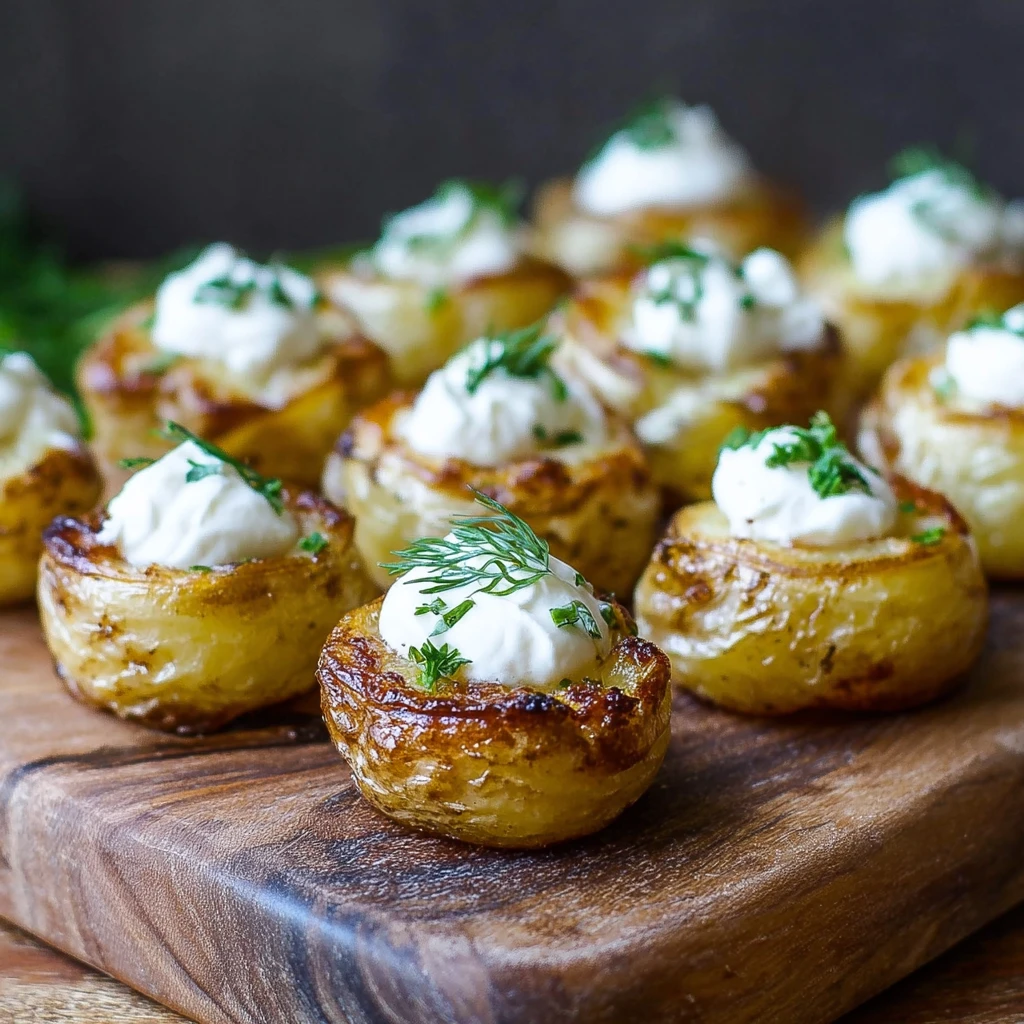 Mini Baked Potatoes Newyearappetizer