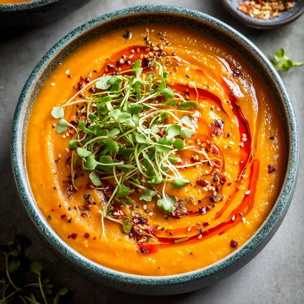 Moroccan Carrot Lentil Soup