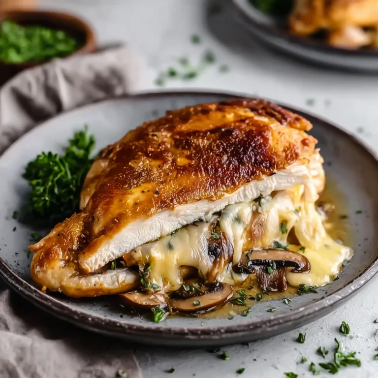 Mushroom Stuffed Chicken Breast Lowcarb Family Dinner
