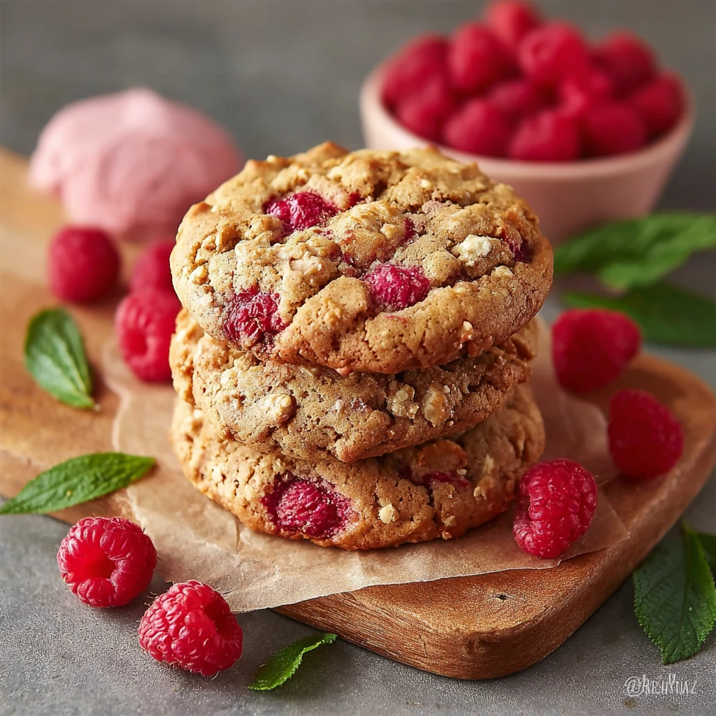 Rhubarb Raspberry Cookies That Will Brighten Your Day