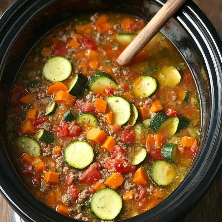 Slow Cooker Italian Summer Soup