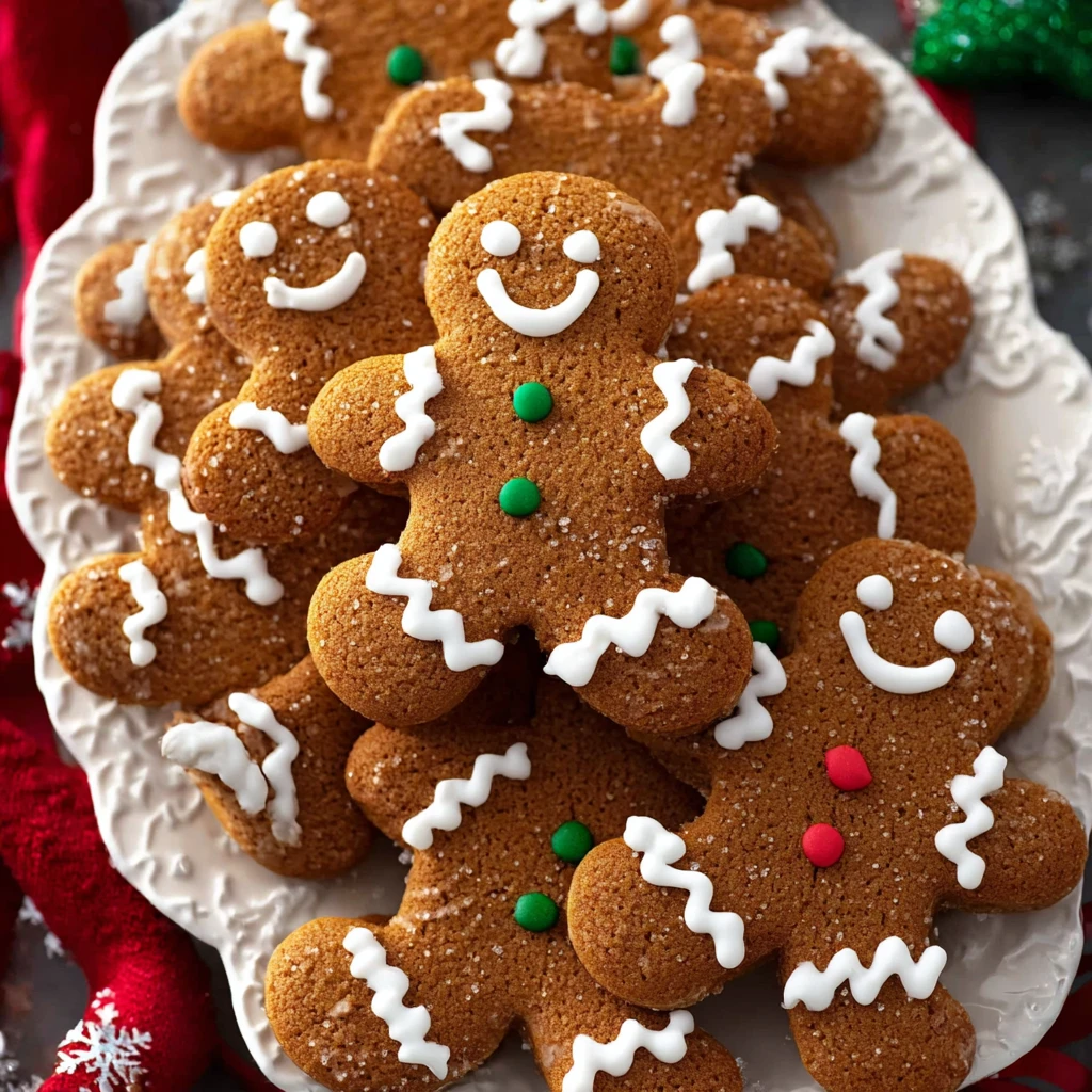 Soft Chewy Gingerbread Men Cookies