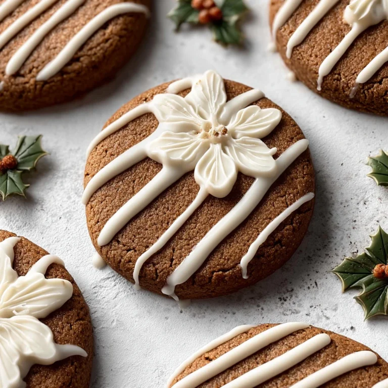 Soft Gingerbread Cookies Maple Glaze