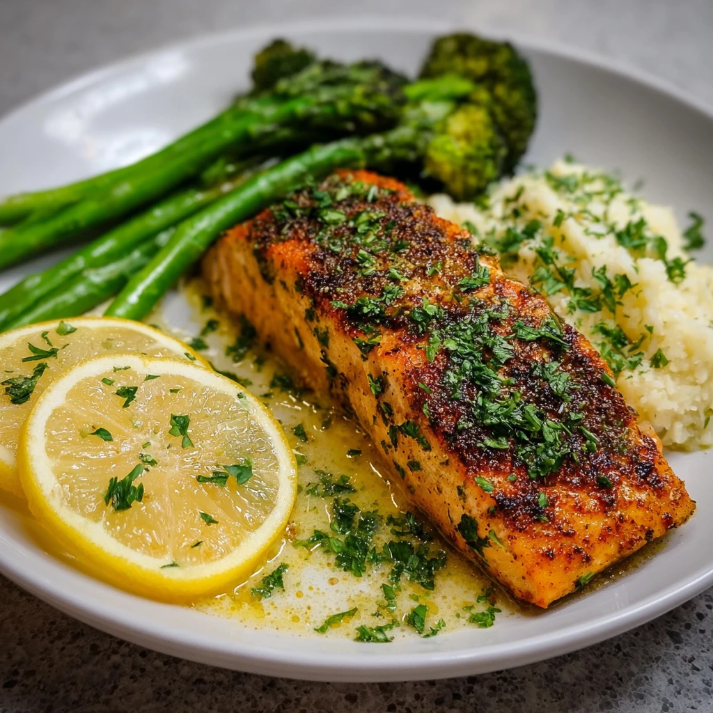 Baked Lemon Garlic Butter Salmon Goto Recipe