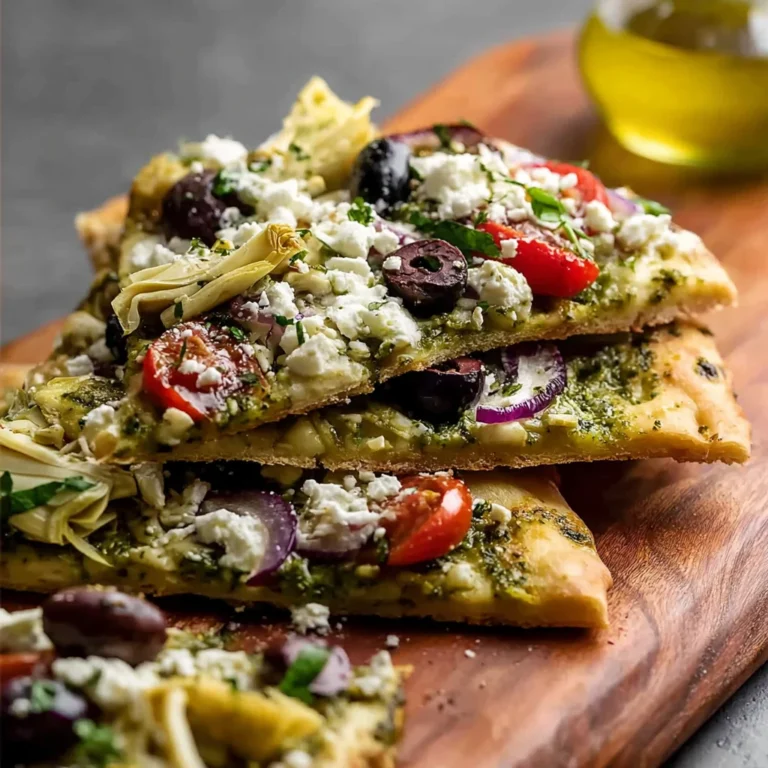Mediterranean Flatbread Pizza