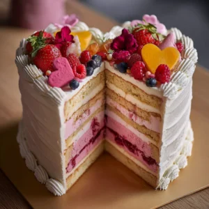Big Heart Cake Recipe