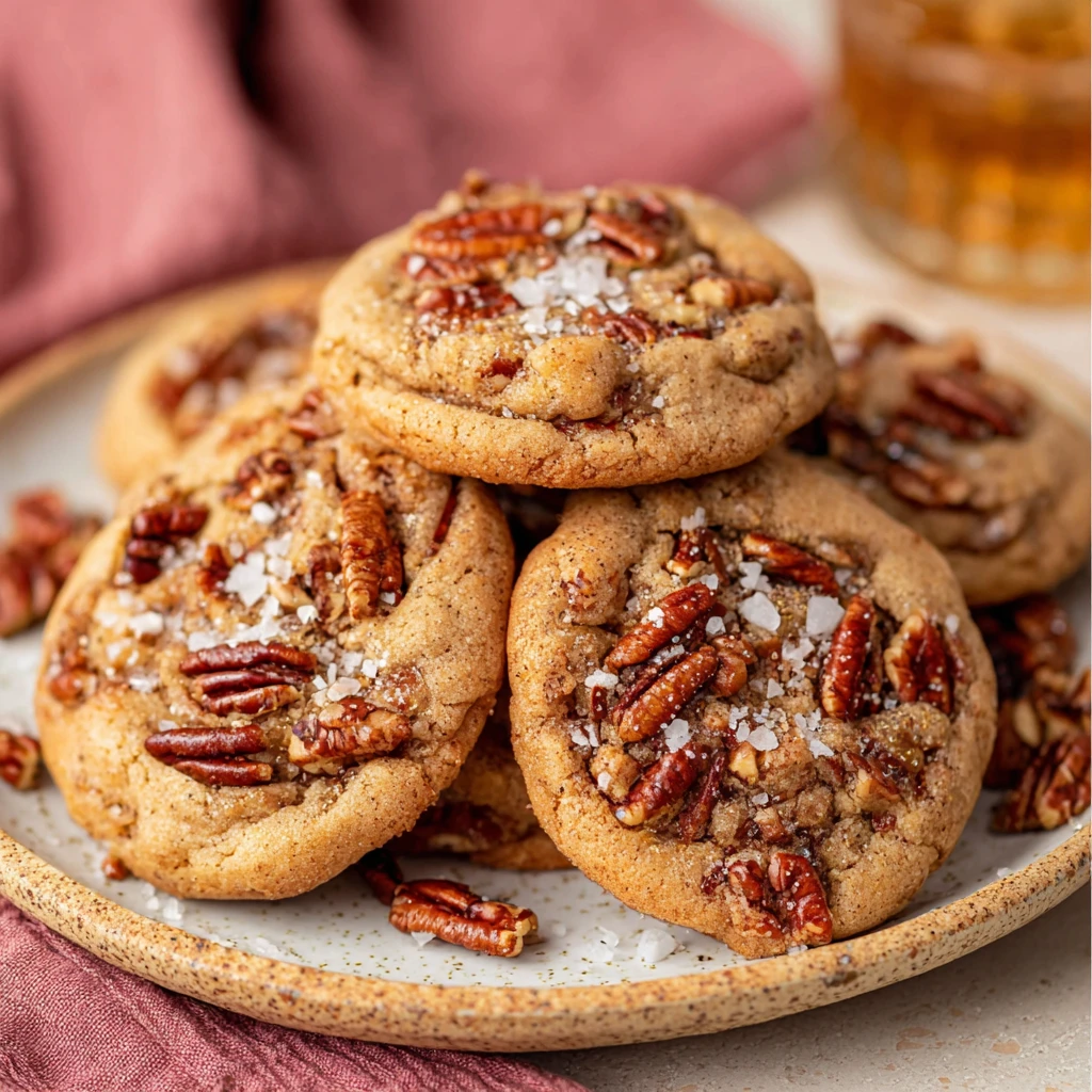 Brown Butter Maple Pecan Cookies