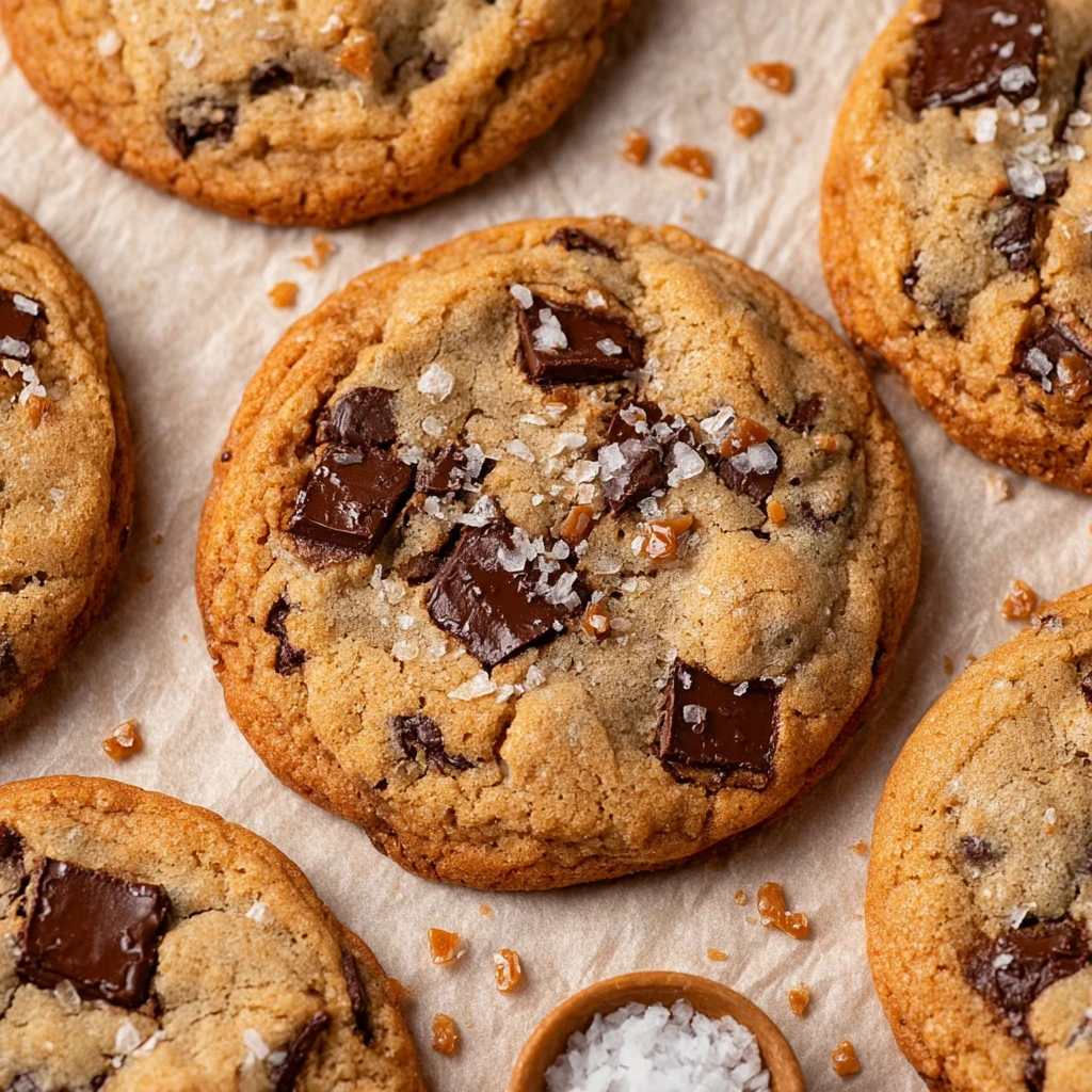 Brown Butter Toffee Chocolate Chip Cookies