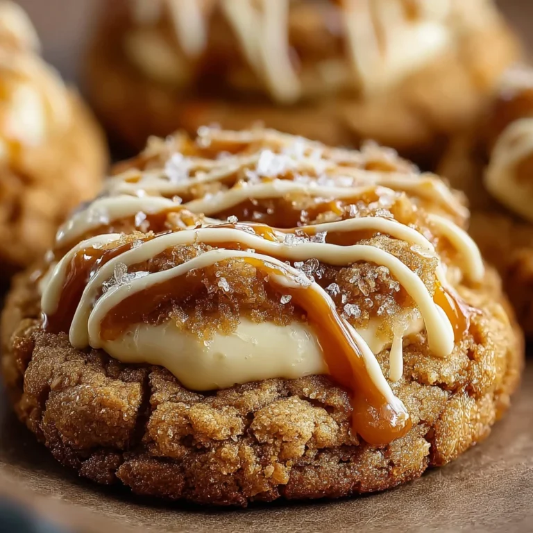 Caramel Cheesecake Cookies