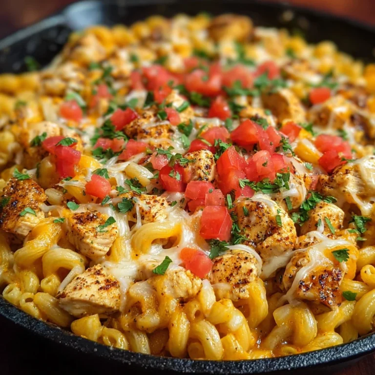 Cheesy Chicken Taco Pasta Skillet
