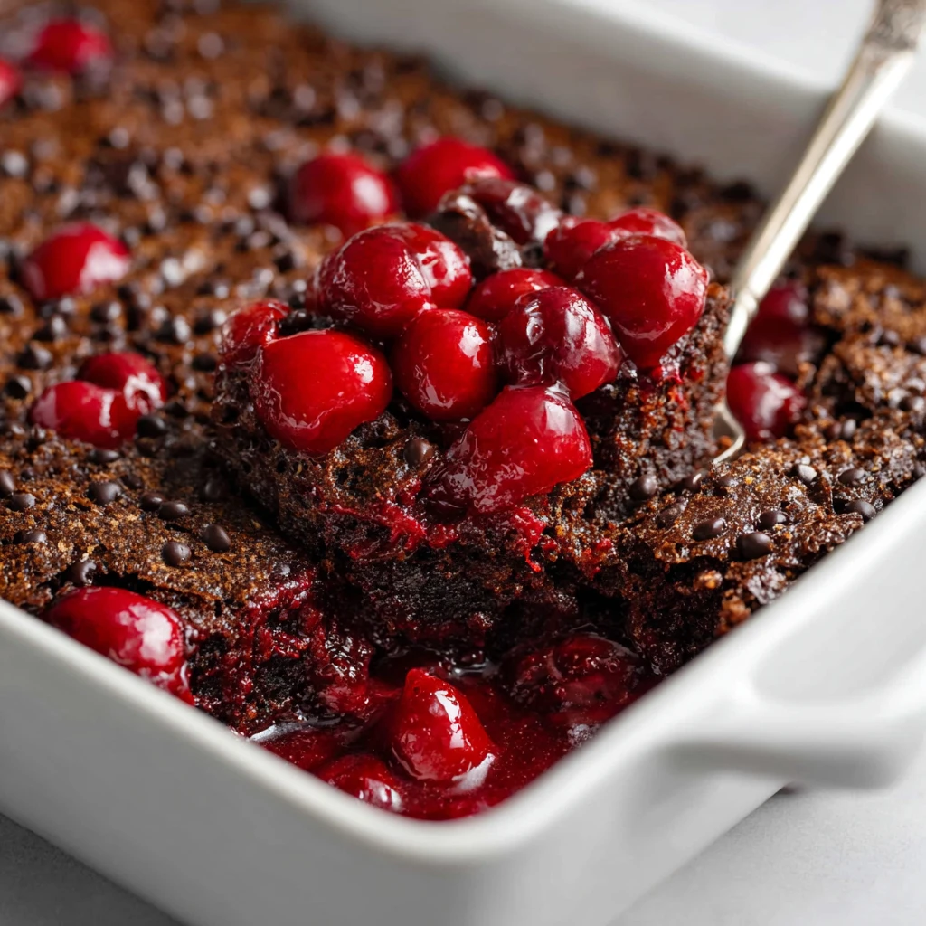 Chocolate Cherry Dump Cake