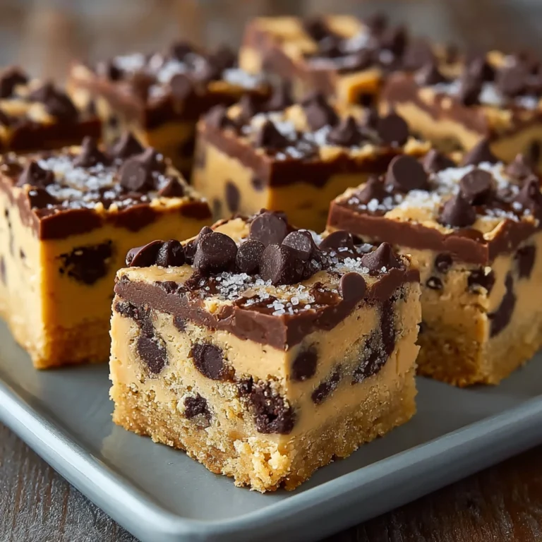 Chocolate Chip Cookie Dough Bars