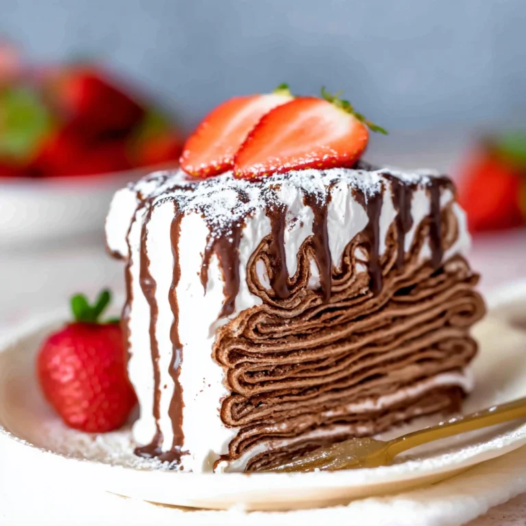 Chocolate Crepe Cake Recipe