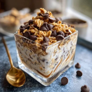 Cookie Dough Overnight Oats: Indulgent Breakfast Delight