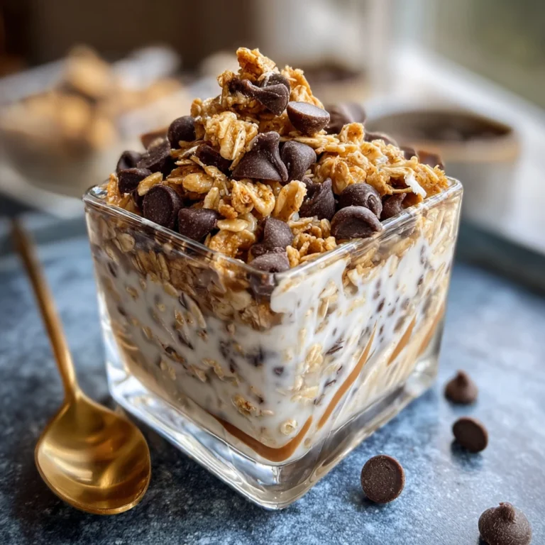 Cookie Dough Overnight Oats Indulgent Breakfast Delight