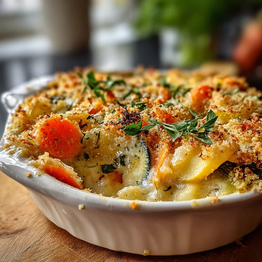 Cozy Creamy Winter Vegetable Casserole Recipe Delight