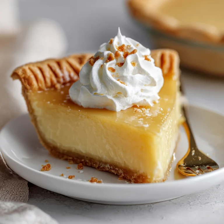Creamy Caramel Custard Pie