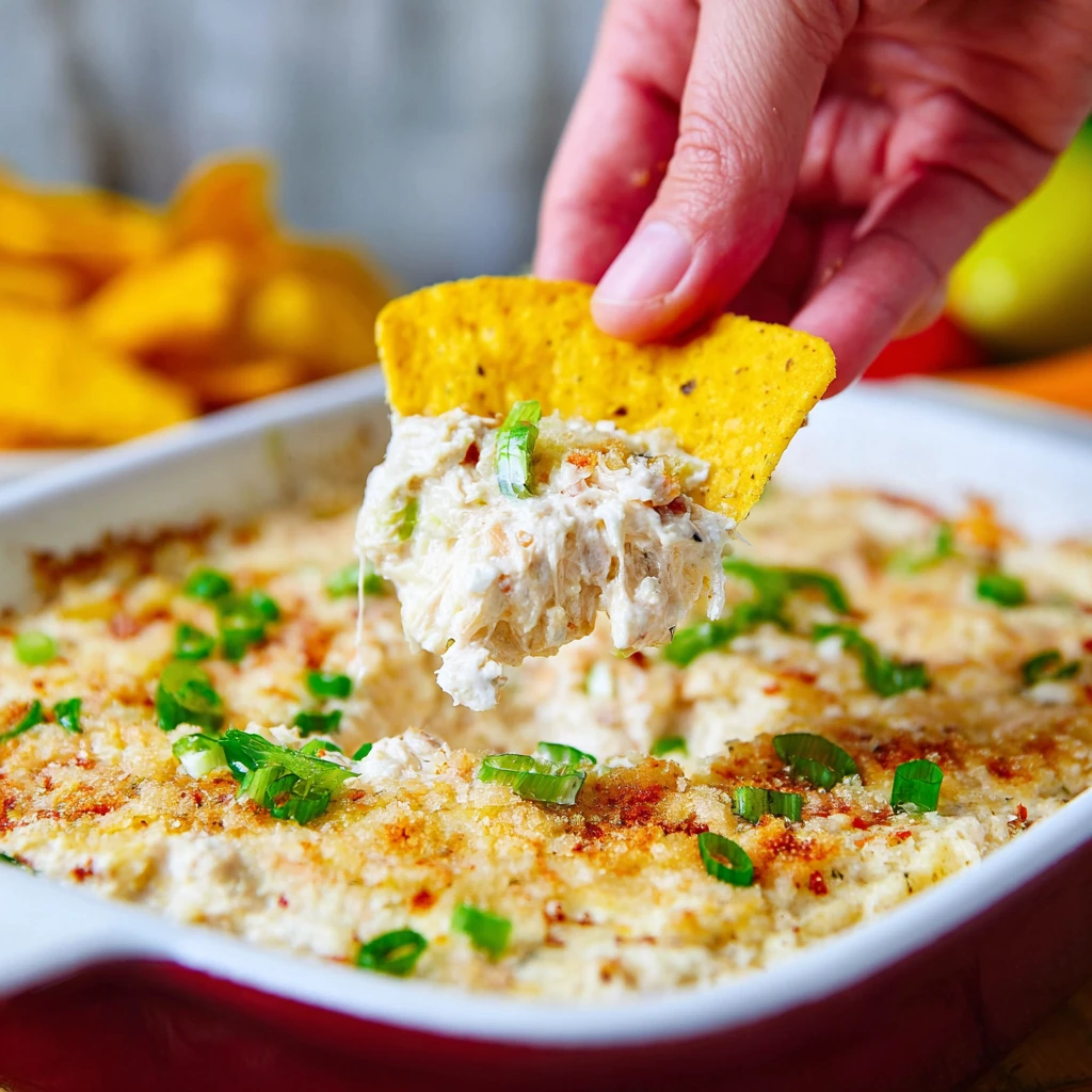 Creamy Chicken Caesar Dip