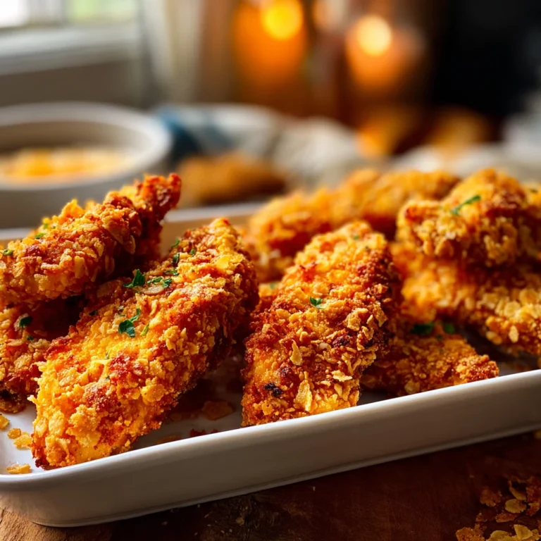 Crispy Air Fryer Cornflake Chicken Tenders Recipe