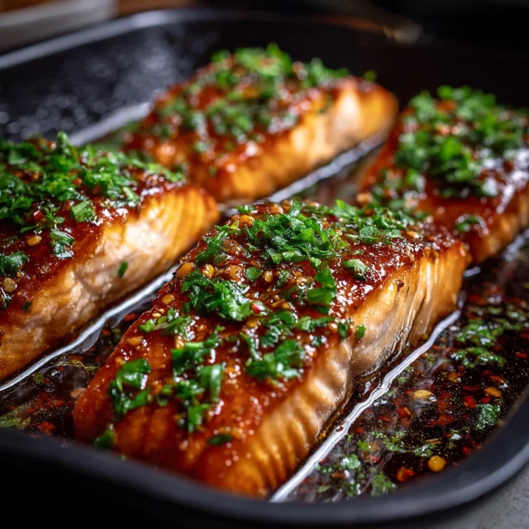 Crispy Honey Garlic Glazed Salmon Recipe That Pops