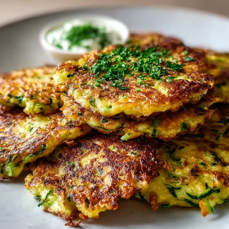 Crispy Zucchini Fritters