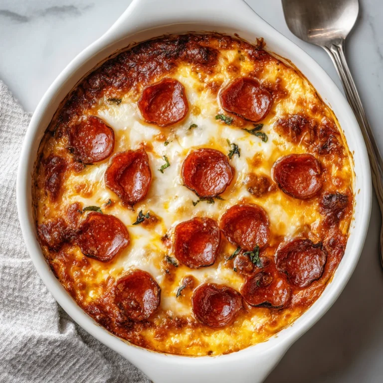 Crustless Pizza Bowl