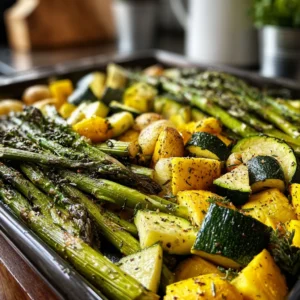 Delicious Healthy Asparagus with Zucchini & Squash Recipe