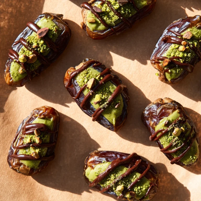 Dubai Chocolate Stuffed Dates