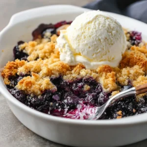 Easy Blueberry Dump Cake (Only 3 Ingredients!)