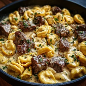 Garlic Steak Tortellini
