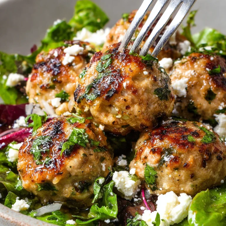 Ground Chicken Meatballs Recipe