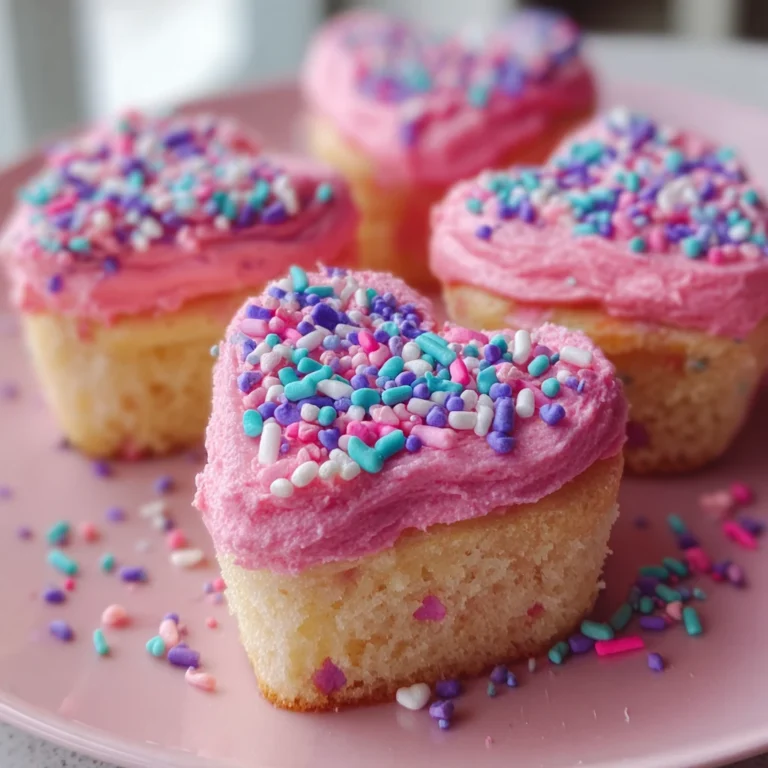 Heart Shaped Cupcakes