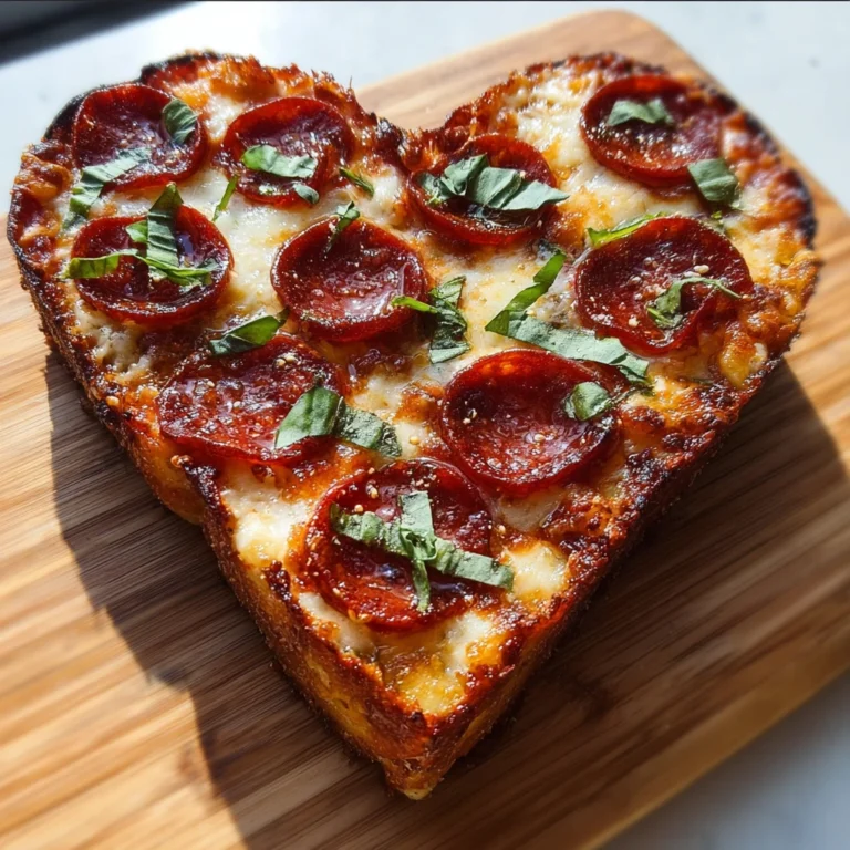 Heart Shaped Pizza