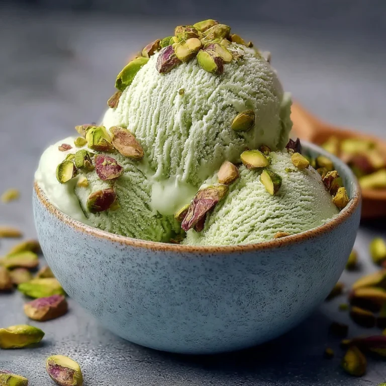 High Protein Pistachio Ice Cream