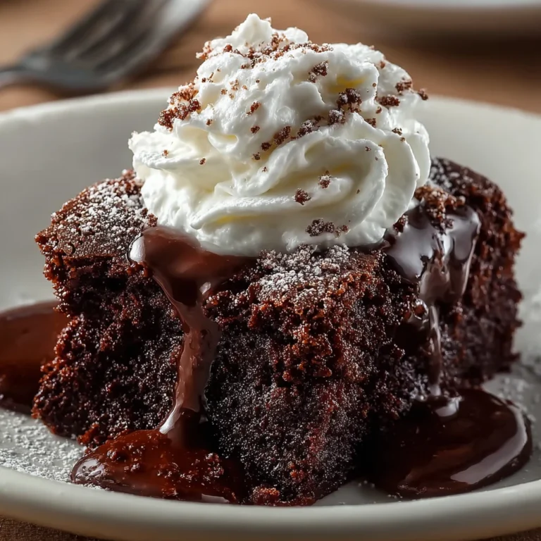 Hot Fudge Chocolate Pudding Cake