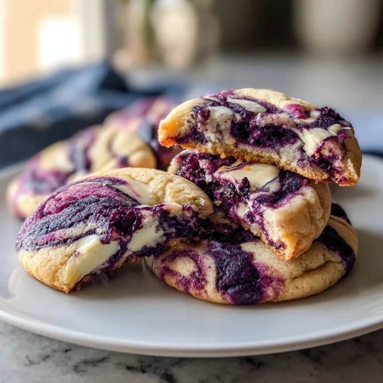 Irresistible Blueberry Cheesecake Swirl Cookies Recipe