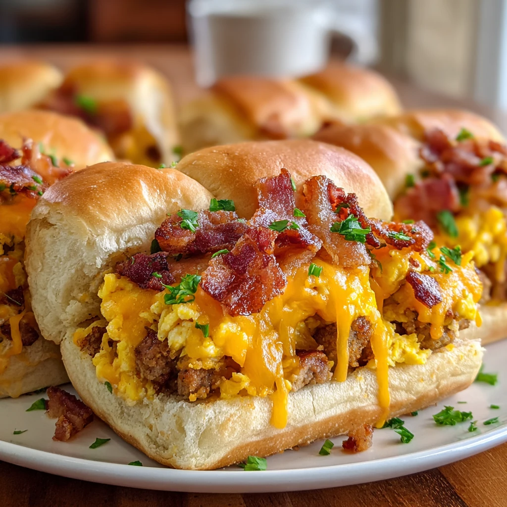 Irresistible Breakfast Rolls Sausage Bacon Cheese
