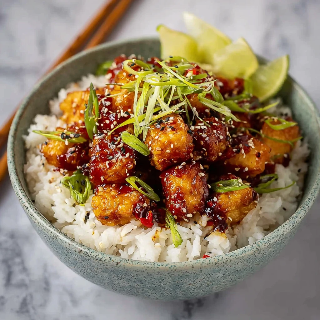 Irresistible Crispy Sticky Tofu